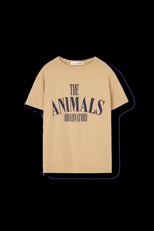 The Animals Observatory Pupfish T-shirt Soft Brown  Soft Brown 6 Y  Brun  6 år  Drenge, Piger