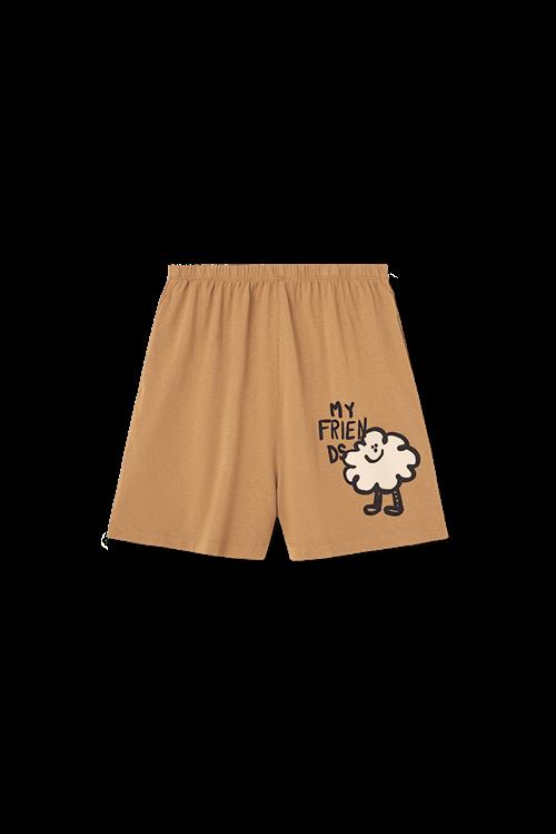 The Animals Observatory Mole Bermudashorts Camel  Camel 2 Y  Beige  2 år  Drenge, Piger