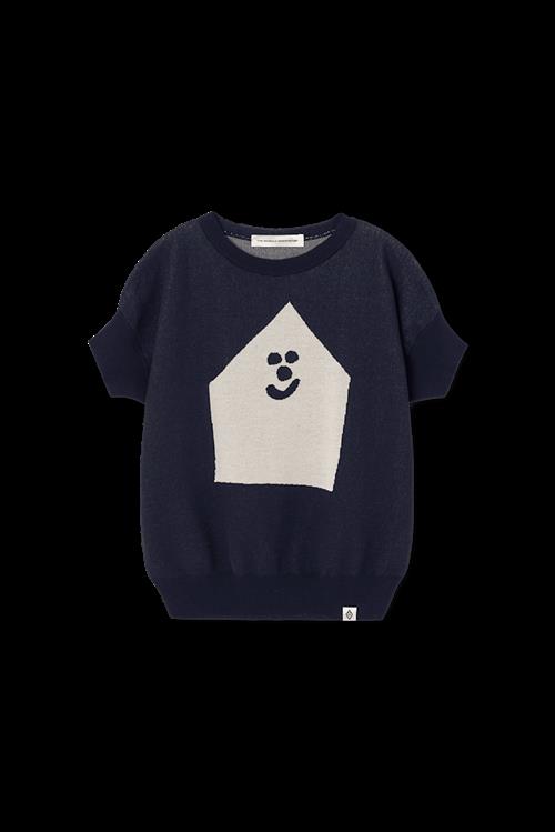 The Animals Observatory Bat Kortærmet Sweater Deep Blue  Deep Blue 6 Y  Blå  6 år  Drenge