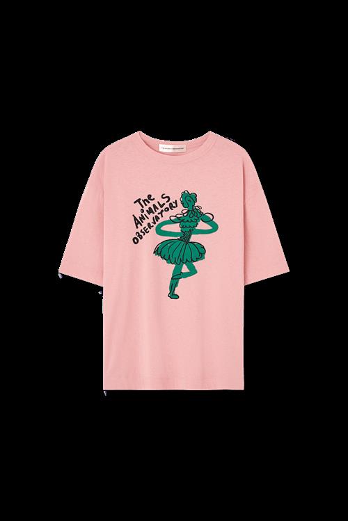 The Animals Observatory Collie T-shirt Soft Pink  Soft Pink 2 Y  Lyserød  2 år  Piger