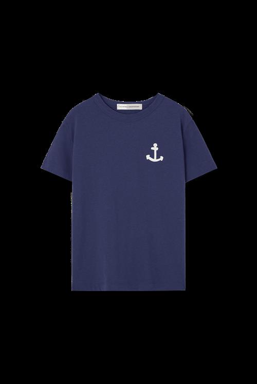 The Animals Observatory Rooster T-shirt Deep Blue  Deep Blue 3 Y  Blå  3 år  Drenge, Piger