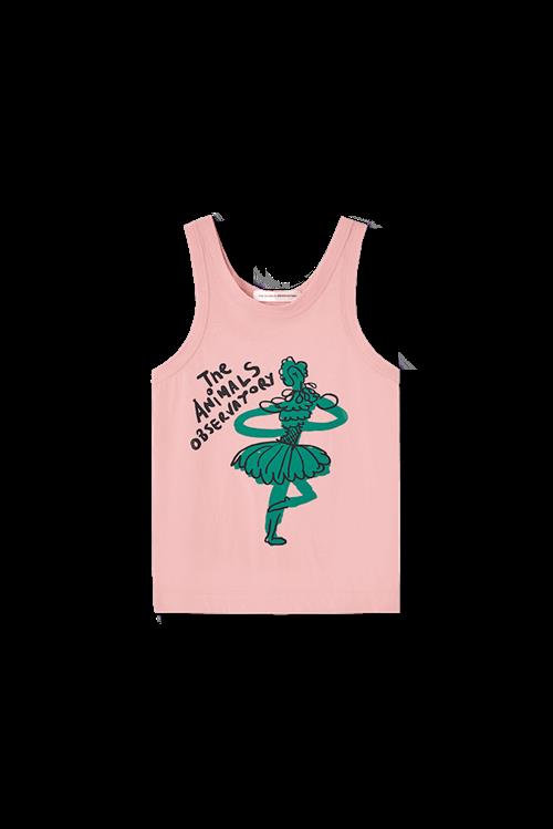 The Animals Observatory Frog Tank Top Soft Pink  Soft Pink 6 Y  Lyserød  6 år  Piger
