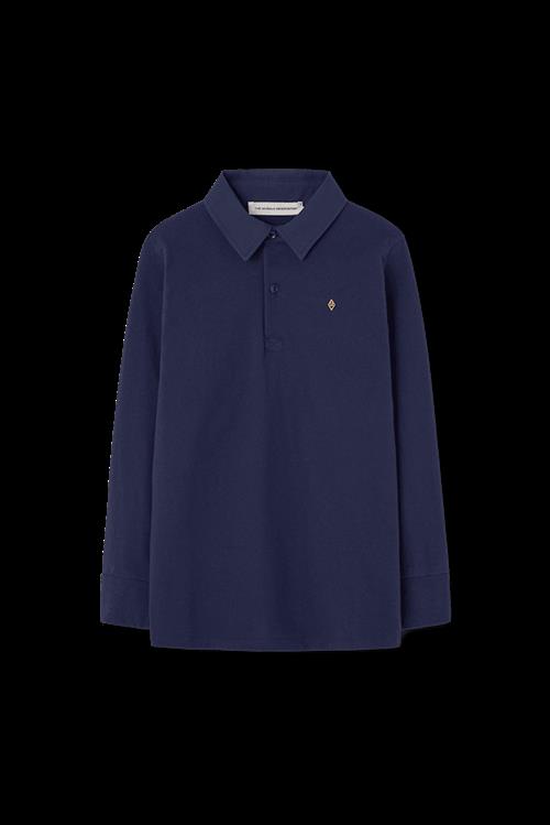 The Animals Observatory Eel Poloshirt Deep Blue  Deep Blue 4 Y  Blå  4 år  Drenge