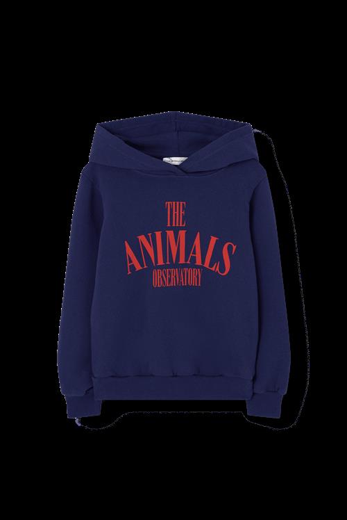 The Animals Observatory Anglefish Hættetrøje Deep Blue  Deep Blue 2 Y  Blå  2 år  Drenge, Piger