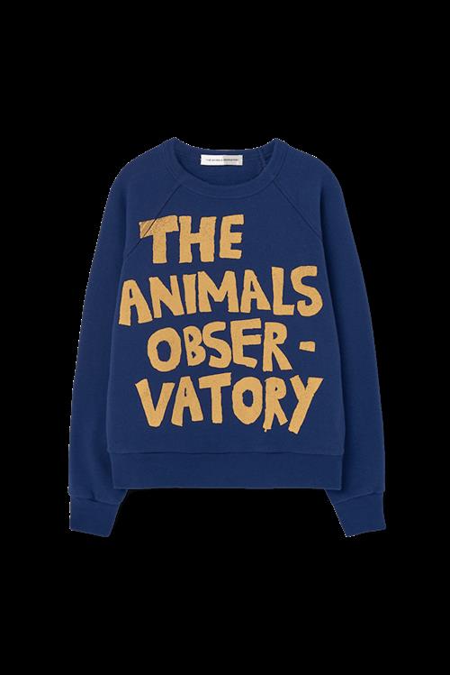 The Animals Observatory Shark Sweatshirt Deep Blue  Deep Blue 2 Y  Blå  2 år  Drenge
