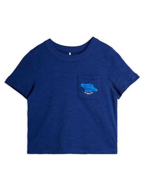Mini Rodini Planet Tee Blue  Blue 128/134 cm  Blå  128/134 cm  Drenge, Piger