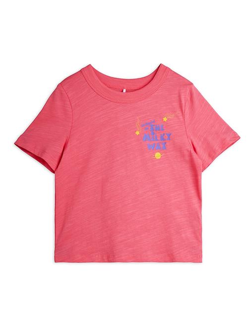Mini Rodini The Milky Way Tee Pink  Pink 128/134 cm  Lyserød  128/134 cm  Drenge, Piger