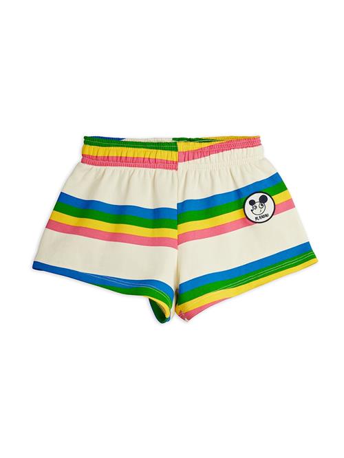 Mini Rodini Ritzratz Stripe Sweat Shorts Multi  Multi 92/98 cm  Creme  92/98 cm  Drenge, Piger