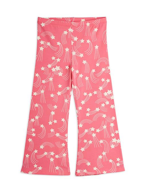 Mini Rodini Starfall Flared Bukser Pink  Pink 92/98 cm  Lyserød  92/98 cm  Piger