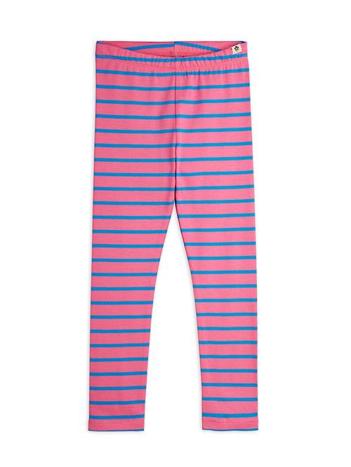 Mini Rodini Stripe Leggings Pink  Pink 128/134 cm  Lyserød  128/134 cm  Piger