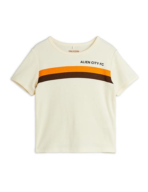 Mini Rodini Alien City Tee Off-white  Off-White 128/134 cm  Hvid  128/134 cm  Drenge, Piger