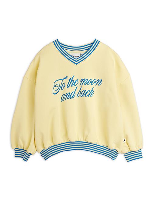 Mini Rodini To The Moon Sweatshirt Yellow  Yellow 104/110 cm  Gul  104/110 cm  Drenge, Piger