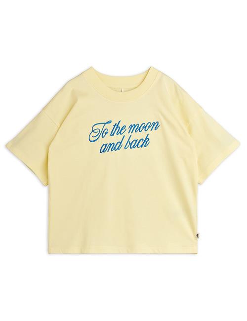 Mini Rodini To The Moon Tee Yellow  Yellow 92/98 cm  Gul  92/98 cm  Drenge, Piger