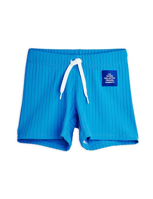Mini Rodini Travel Agency Patch Badebukser Blue  Blue 92/98 cm  Blå  92/98 cm  Drenge, Piger