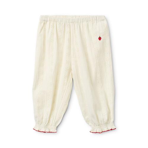 Flöss Claire Bukser Ivory White  Ivory White 110 cm  Hvid  110 cm  Piger