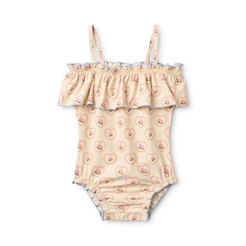 Flöss Coral Badedragt Rosy Heart  Rosy Heart 128 cm  Lyserød  128 cm  Piger