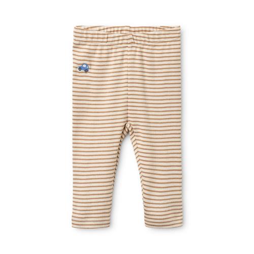 Flöss Fresa Leggings Light Brown Stripe  Light Brown Stripe 104 cm  Beige  104 cm  Drenge