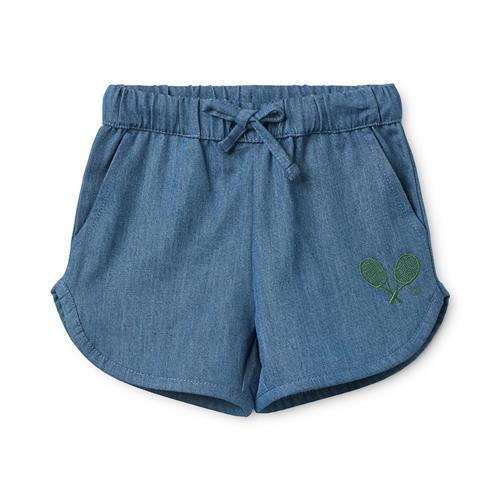 Flöss Victor Shorts Mid Blue  Mid Blue 110 cm  Blå  110 cm  Drenge
