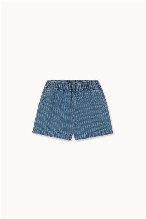 Tinycottons Stripes Denim Shorts Light Wash Denim  Light Wash Denim 6 Y  Blå  6 år  Drenge