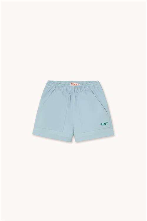 Tinycottons Solid Vævede Shorts Washed Blue  Washed Blue 3 Y  Blå  3 år  Drenge