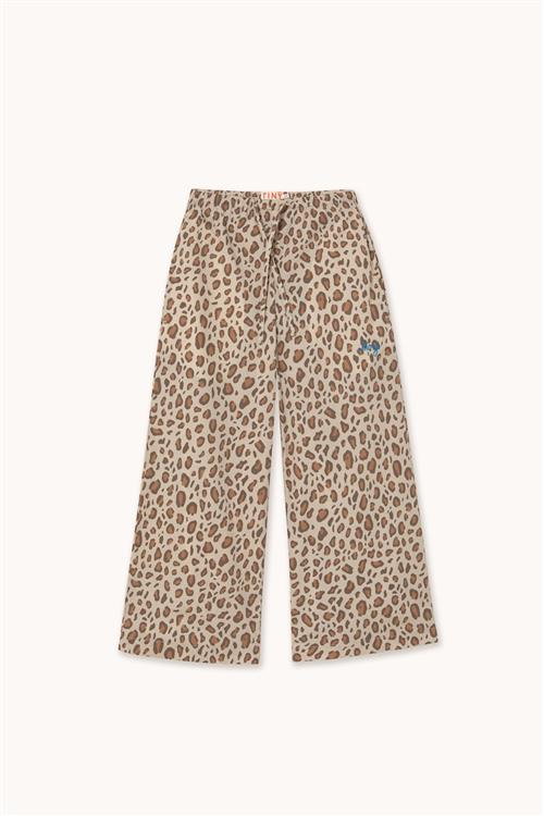 Tinycottons Animal Poplin-bukser Dark Vanilla  Dark Vanilla 10 Y  Beige  10 år  Piger