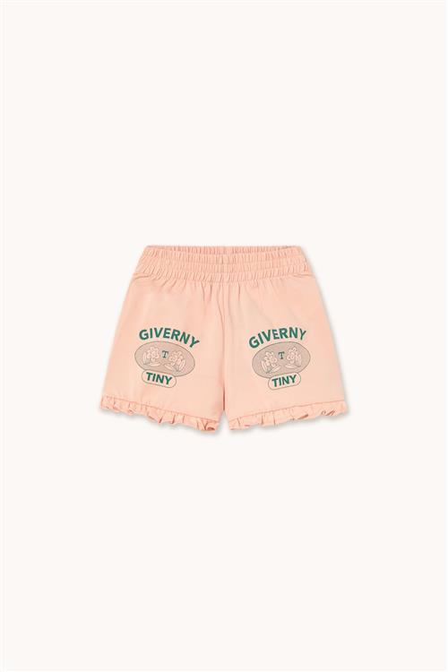 Tinycottons Giverny Graphic Shorts Med Smock Wild Rose  Wild Rose 6 Y  Lyserød  6 år  Piger