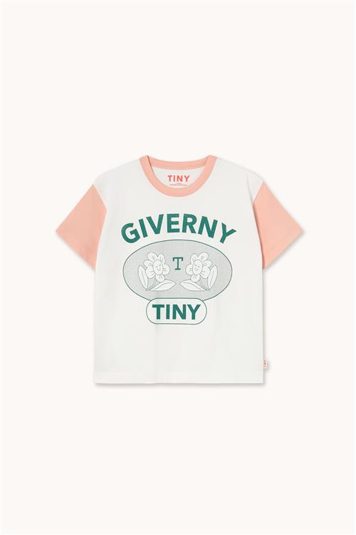 Tinycottons Giverny Graphic T-shirt Off-white  Off-White 2 Y  Hvid  2 år  Piger