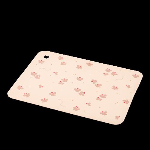 Liewood Jude Trykt Dækkeserviet Butterfly / Apple Blossom  Butterfly / Apple Blossom-One Size  Rød  One Size  Drenge, Piger