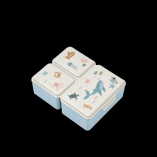 Liewood Driss Madkasse Sea Creature / Sandy  Sea Creature / Sandy-One Size  Creme  One Size  Drenge, Piger