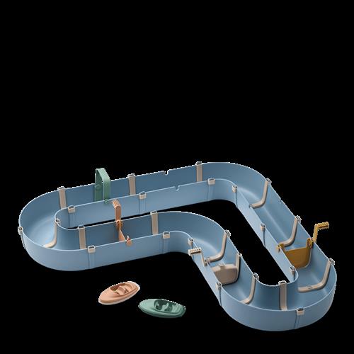 Liewood Cassian Vandvej Beach Blue / Multi Mix  Beach Blue / Multi Mix-One Size  Blå  One Size  Drenge, Piger