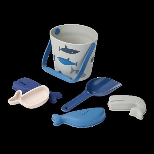 Liewood Gilma Haj-strandsæt Shark / Dove Blue  Shark / Dove Blue-One Size  Blå  One Size  Drenge, Piger