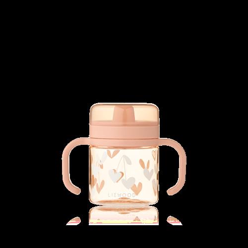 Liewood Kylo Tritan Sippy Cup 280 Ml Sweethearts / Pale Tuscany  Sweethearts / Pale Tuscany-One Size  Beige  One Size  Drenge, Piger