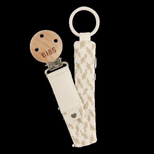 BIBS Flettet Sutteklips Ivory Vanilla  Ivory Vanilla  One Size Cotton Hvid  One Size  Drenge, Piger