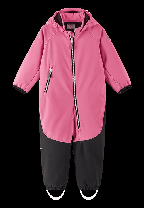 Reima Mjosa Softshell Heldragt Soft Coral  Soft Coral-80 cm  Lyserød  80 cm  Piger
