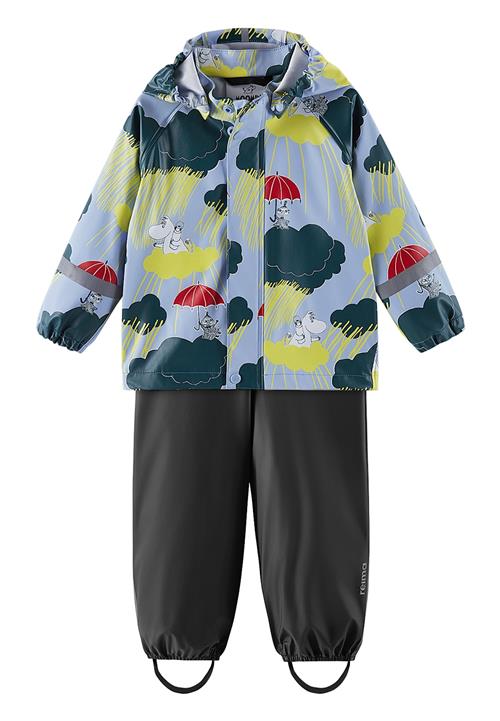 Reima Moomin Plask Regn-outfit Airy Blue  Airy Blue-86 cm  Blå  86 cm  Drenge, Piger