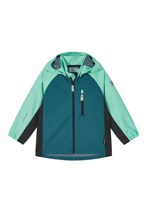 Reima Temppu Softshell Jakke Dark Teal  Dark Teal-98 cm  Blå  98 cm  Drenge, Piger