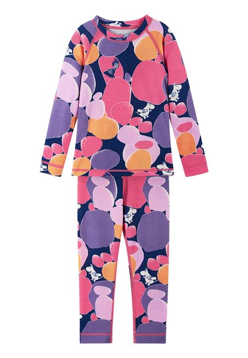 Reima Moomin Trivsam Termisk Basislag-sæt Soft Coral  Soft Coral-86 cm Uld Lyserød  86 cm  Drenge, Piger