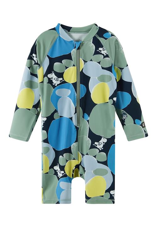 Reima Moomin Sandig Solsikker Heldragt Stone Green  Stone Green-86 cm  Grøn  86 cm  Drenge, Piger