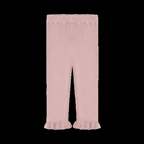 FUB Baby-leggings Med Flæser Pale Rose  Pale Rose-86 cm  Lyserød  86 cm  Piger