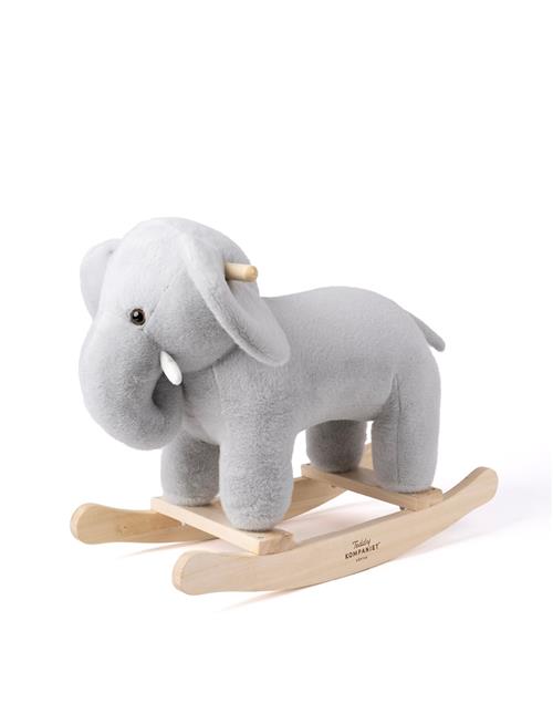 Teddykompaniet Elefant-gynge-legetøj Grey  Grey One Size  Grå  One Size  Drenge, Piger