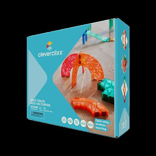 Cleverclixx Cleverclixx Race Track Extension Curved 15 Stk. Multi  Multi-Onesize  Blå  One Size 3+ Years Drenge, Piger