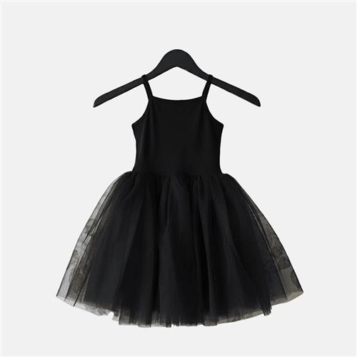 DOLLY by Le Petit Tom Romantic Ballet Tutu-kjole Black  Black-8-10 Y  Sort  8-10 år  Piger