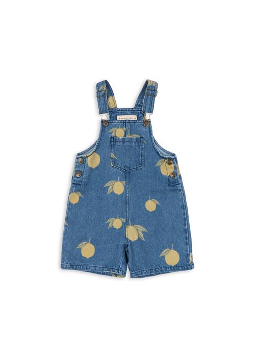 Konges Sløjd GOTS Magot Dungarees I Denim Lemon Denim  Lemon Denim 12 months  Blå  12 måneder  Drenge