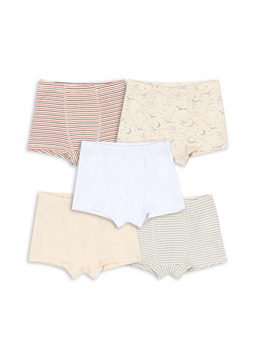 Konges Sløjd GOTS Basic 5-pak Boxershorts Multi  Multi 7-8 Y    7-8 år  Drenge