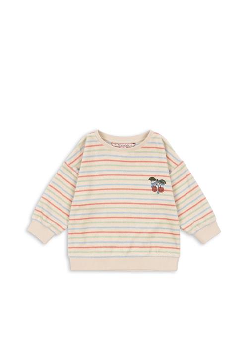 Konges Sløjd Itty Rib Sweatshirt Confetti Stripe  Confetti Stripe 7-8 Y    7-8 år  Piger
