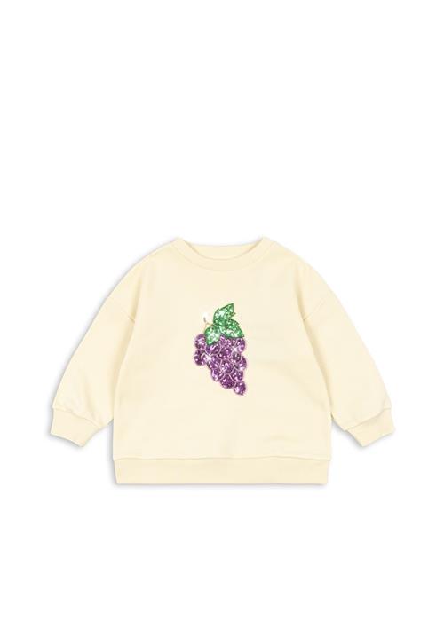 Konges Sløjd Lou Sweatshirt Med Pailletter Sea Mist  Sea Mist 3 Y    3 år  Piger