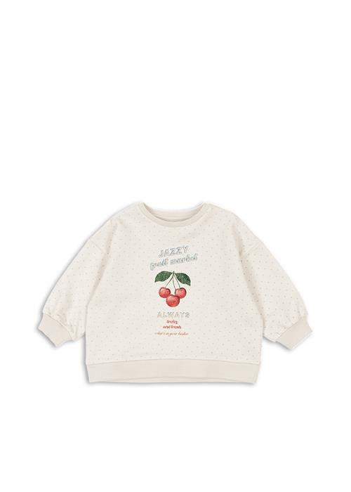 Konges Sløjd Loupy Lou Sweatshirt Jazzy Dot  Jazzy Dot 7-8 Y    7-8 år  Piger