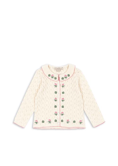 Konges Sløjd Rosier Cardigan Off White  Off White 6 months    6 måneder  Piger