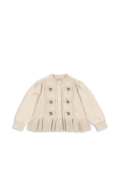 Konges Sløjd GOTS Soleil Cardigan Pearled Ivory  Pearled Ivory 5-6 Y    5-6 år  Piger