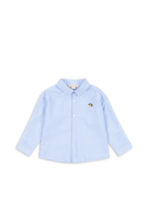Konges Sløjd GOTS Wes Skjorte Blue Stripe  Blue Stripe 2 Y    2 år  Drenge